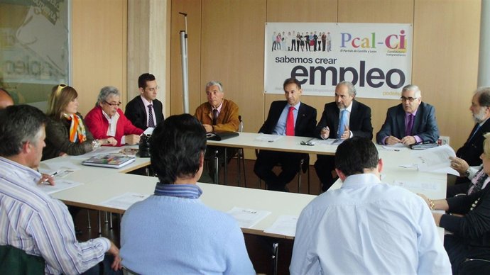 Reunión de los candidatos de PCAL-CI en Valladolid y su alfoz