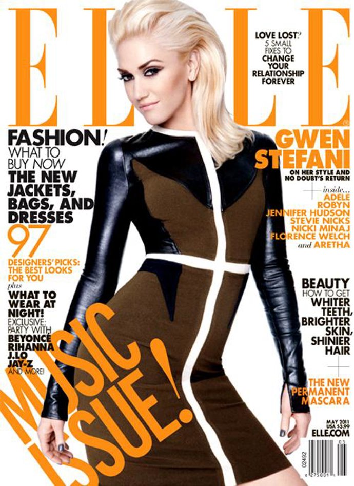 Gwen Stefani para la revista 'Elle'