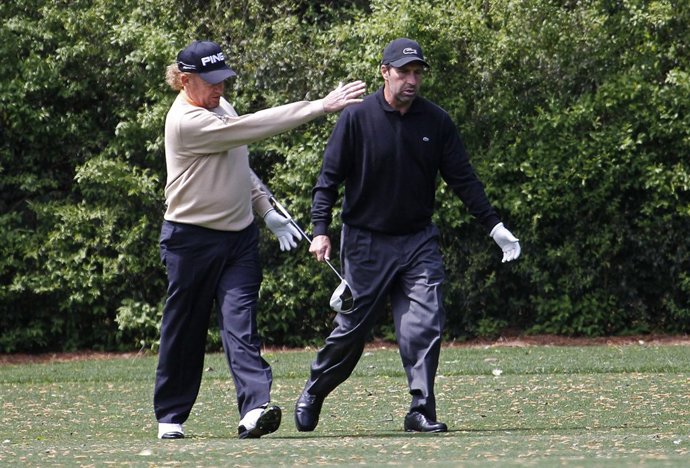 Jimenez y Olazabal pasean por el recorrido de Augusta