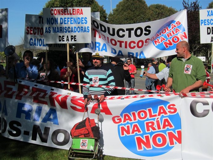 Manifestación del sector de Muros