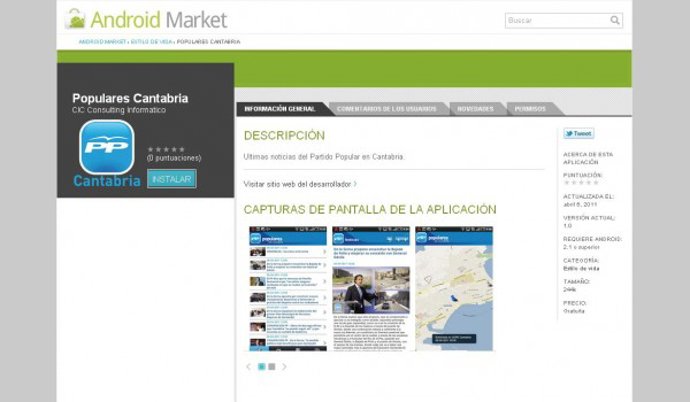 Aplicación del PP