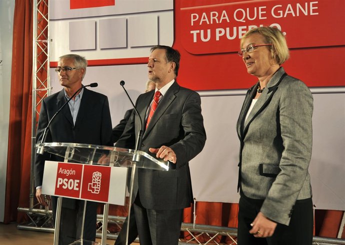 Presentación de la candidatura del PSOE en Binéfar (Huesca) 