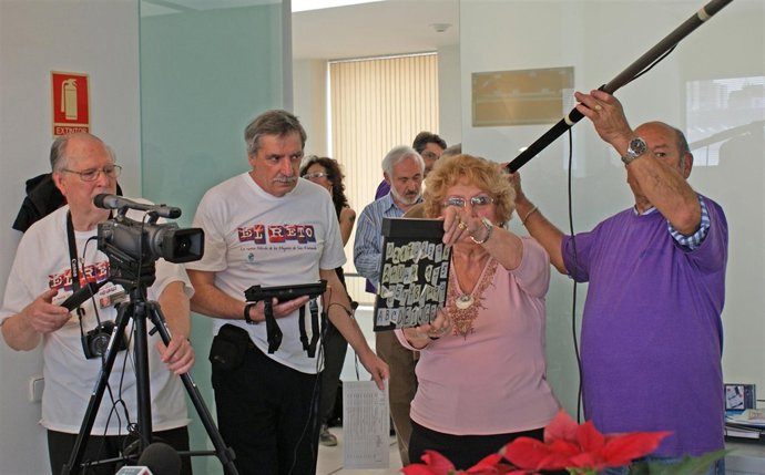 Los Mayores De SFH En Pleno Rodaje De Su Tercer Cortometraje