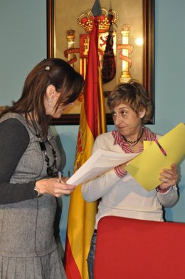 La alcaldesa de La Muela, María Victoria Pinilla