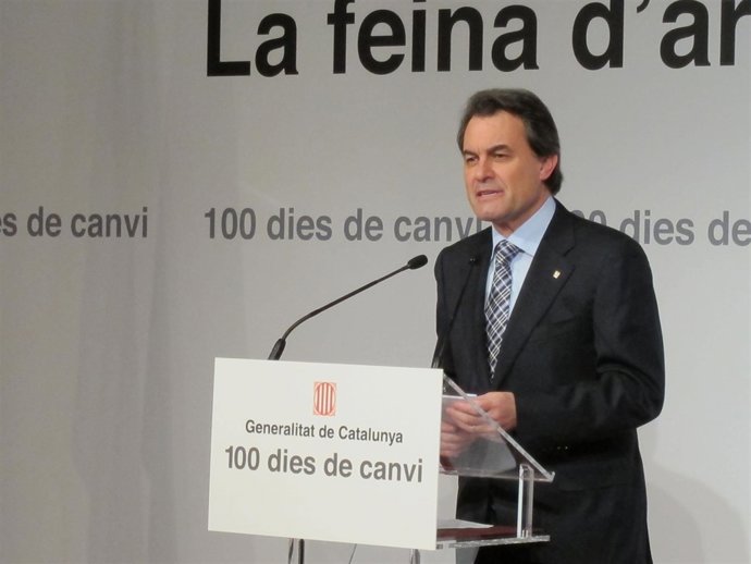 Artur Mas, presidente de la Generalitat