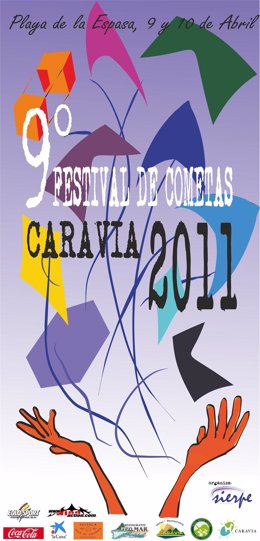 Cartel del festival de cometas 2011.