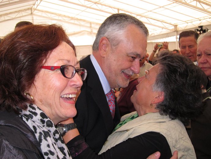 El presidente de la Junta de ANdalucía, José Antonio Griñán, en el acto de apert