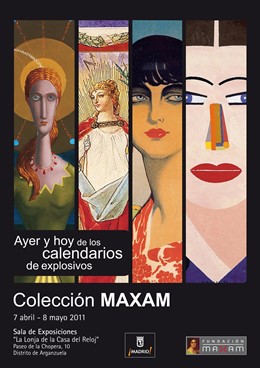 Cartel de la exposición de la Fundación MAXAM en Arganzuela
