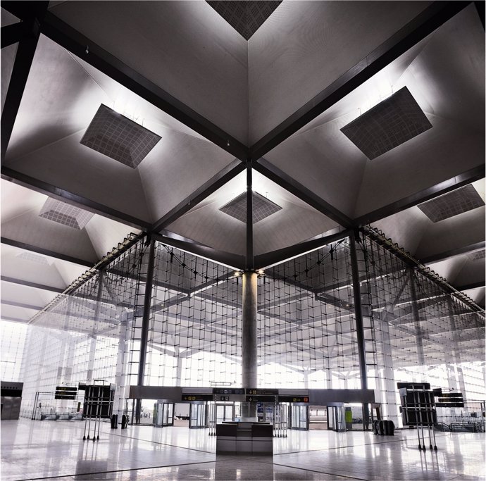 Interior de la terminal T3 del aeropuerto de Málaga