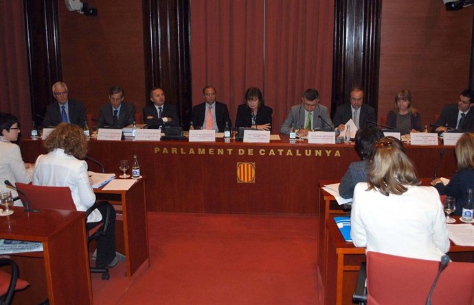 Teresa Compte, en el Parlament