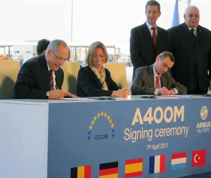 Firma del acuerdo del A400M