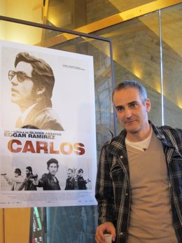 Olivier Assayas en la Mostra durante la presentación de 'Carlos'