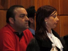Los acusados Manuel S. y María Cruz A.