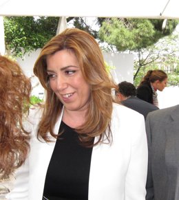 Susana Díaz, este jueves en Sevilla