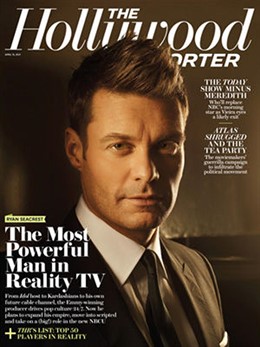 Ryan Seacrest en la portada de 'The Hollywood Reporter'