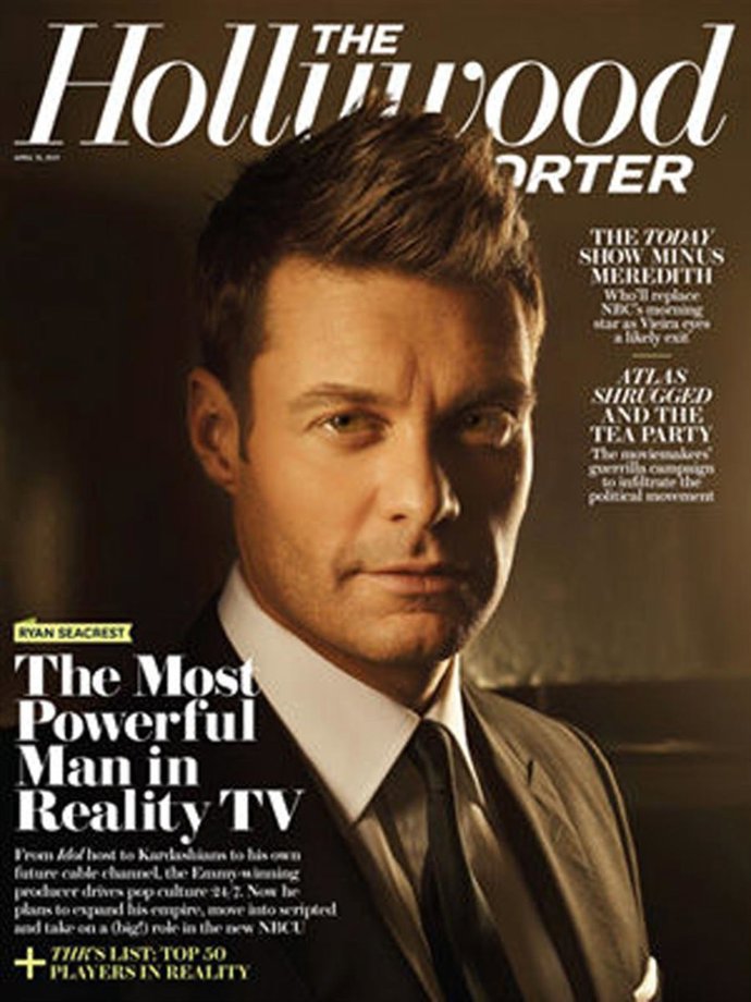 Ryan Seacrest en la portada de 'The Hollywood Reporter'