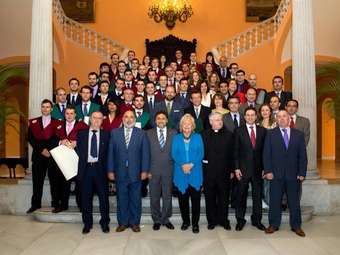 Acto de entrega de diplomas de la titulados superiores de gestión hotelera