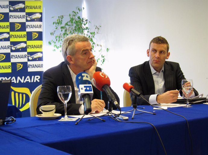 El presidente de Ryanair, Michael O'Leary, en Alicante