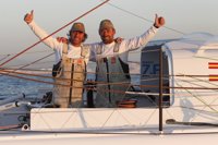 Vela/BWR.- Pachi Rivero y Toño Piris, tras ser terceros en la BWR, recalcan que el "secreto es ser un equipo" 