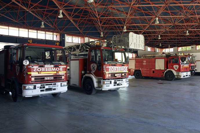Camiones de bomberos