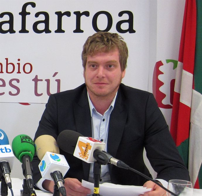El secretario territorial de EA en Navarra, Maiorga Ramirez.
