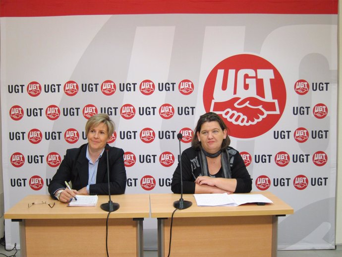 Carmen Campoy y Beatriz Tormo, de UGT