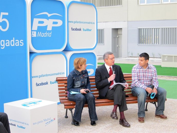 Gallardón durante el acto sectorial de vivienda