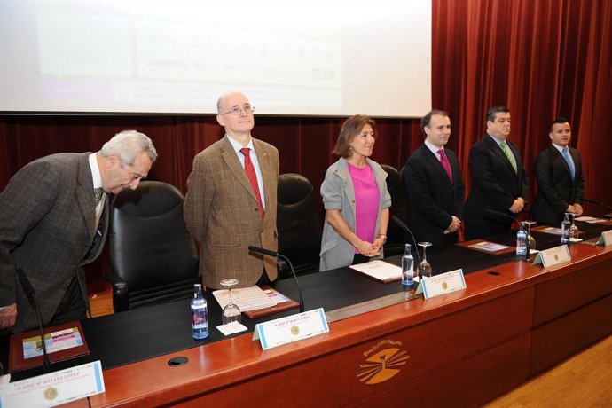 La conselleira de Traballo, Beatriz Mato, en un acto en A Coruña