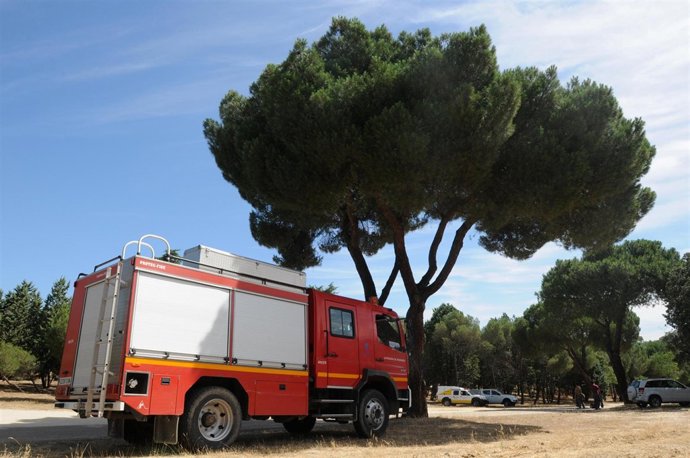 Servicio de extinción de incendios de la Casa de Campo de Madrid