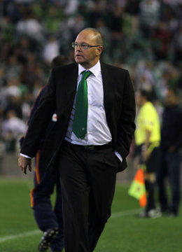 Mel, en un partido del Betis 