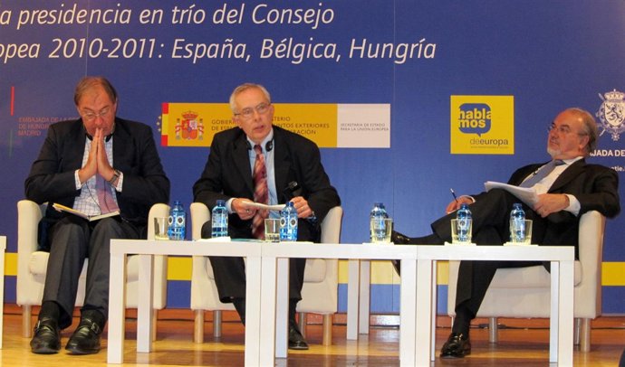 Pedro Solbes en la jornada 'Lecciones de la crisis en los mercados financieros e