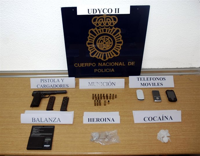 Efectos intervenidos en la operación contra el narcotráfico desarrollada en La L