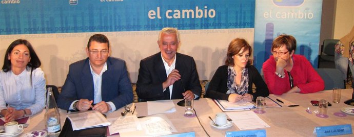 Javier Arenas, este viernes en Sevilla