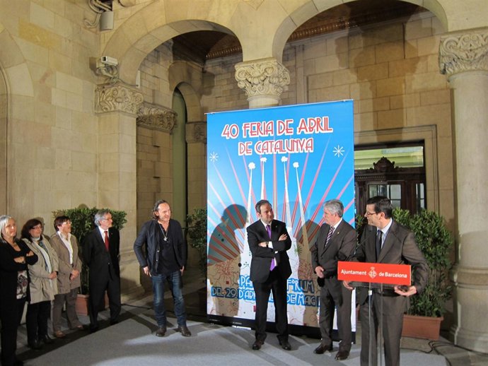 Custo presenta su cartel de la XL Feria de Abril de Catalunya