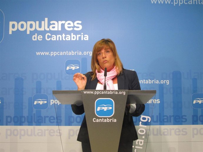 La diputada del PP de Cantabria María Antonia Cortabitarte