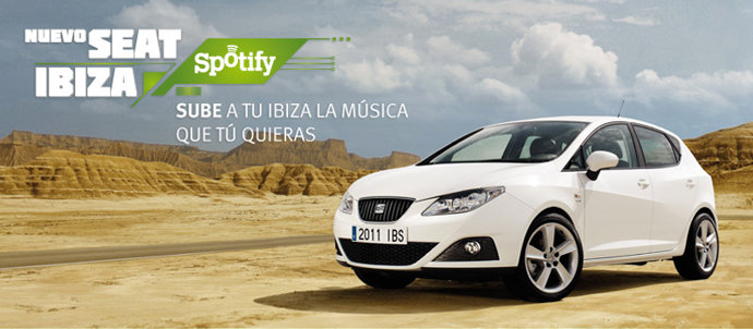 Seat Ibiza Spotify