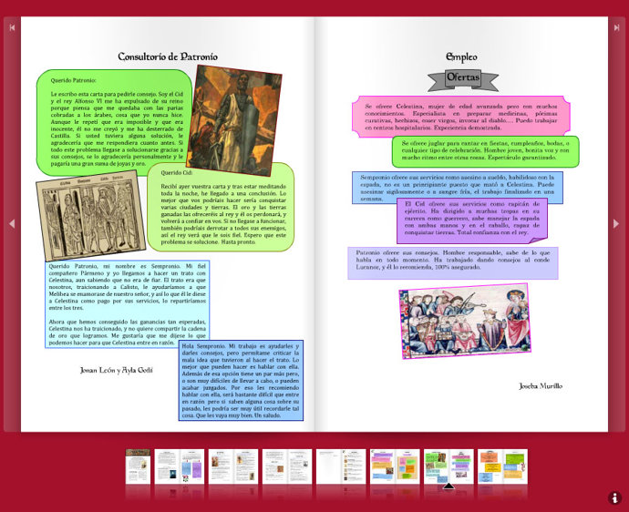 Periódico medieval desarrollado por el IES Pedro de Ursúa.