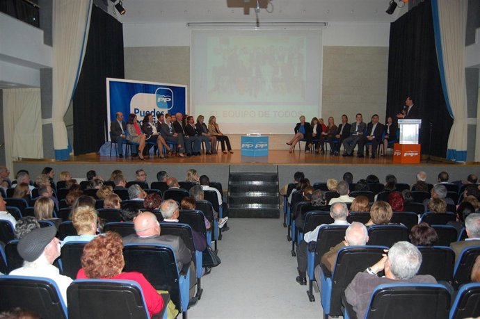 El alcalde de Las Torres, Domingo Coronado, en el acto