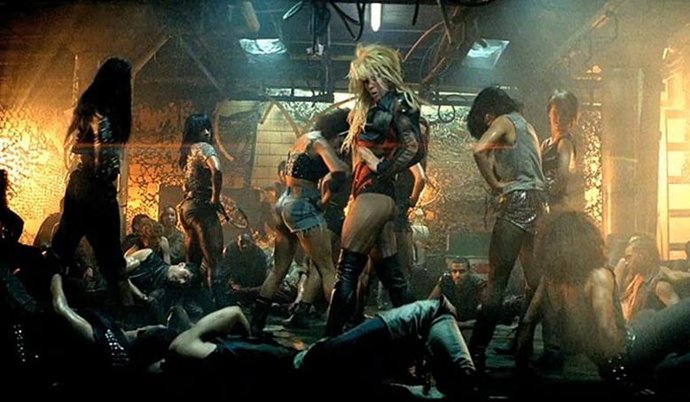 Una imagen del nuevo video de Britney Spears