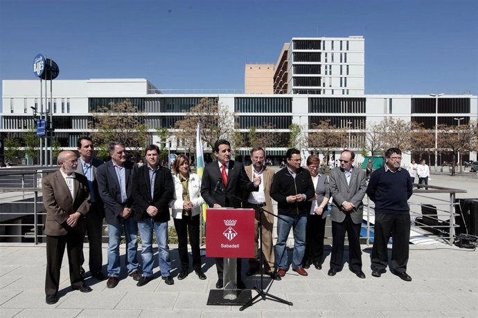 El alcalde de Sabadell (Barcelona), Manuel Bustos