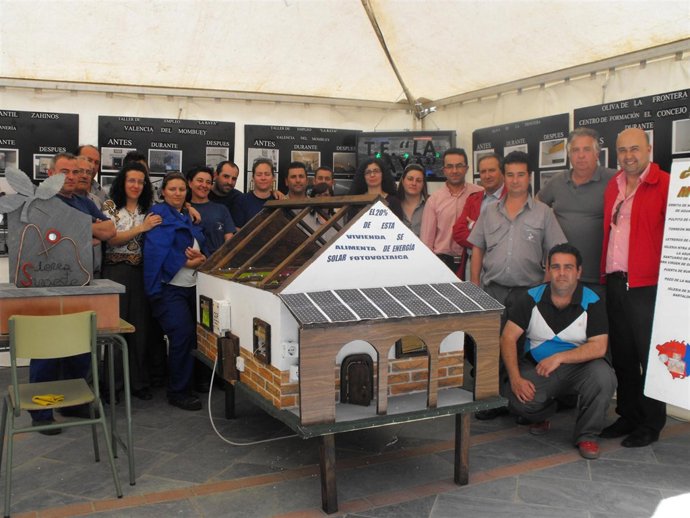 Taller de Empleo 'La Raya' en la III Feria de la Dehesa de Oliva de la Frontera