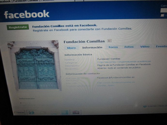 Fundación Comillas en Facebook