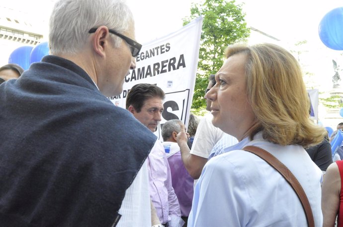La candidata del PP a la Presidencia del Gobierno de Aragón, Luisa Fernanda Rudi