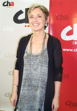 La candidata a la presidencia de Aragón de CHA, Nieves Ibeas