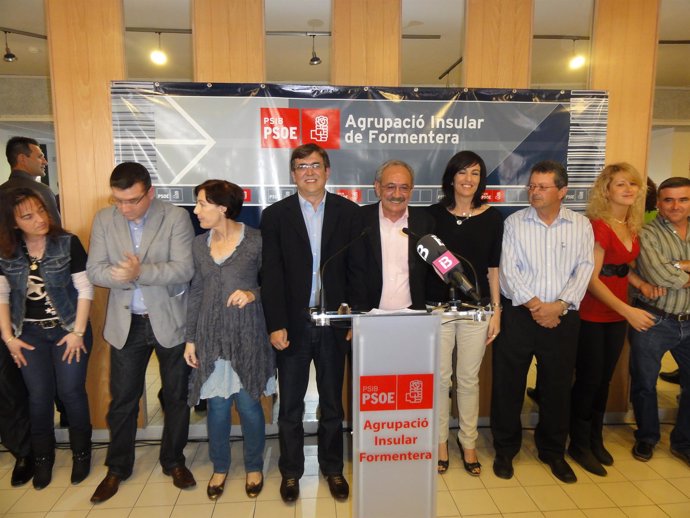 Presentación de la lista elecoral del PSIB de Formentera.