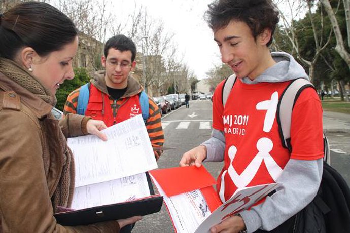 Voluntarios de la JOrnada Mundial de la Juventud