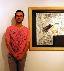 El artista murciano Moisés Yagües