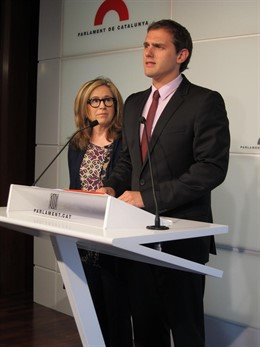 Carmen de Rivera y Albert Rivera, C's