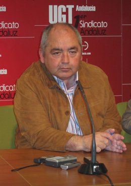 El Secretario General De UGT, Manuel Pastrana, En Rueda De Prensa