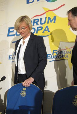 Eva Almunia Junto A Marcelino Iglesias